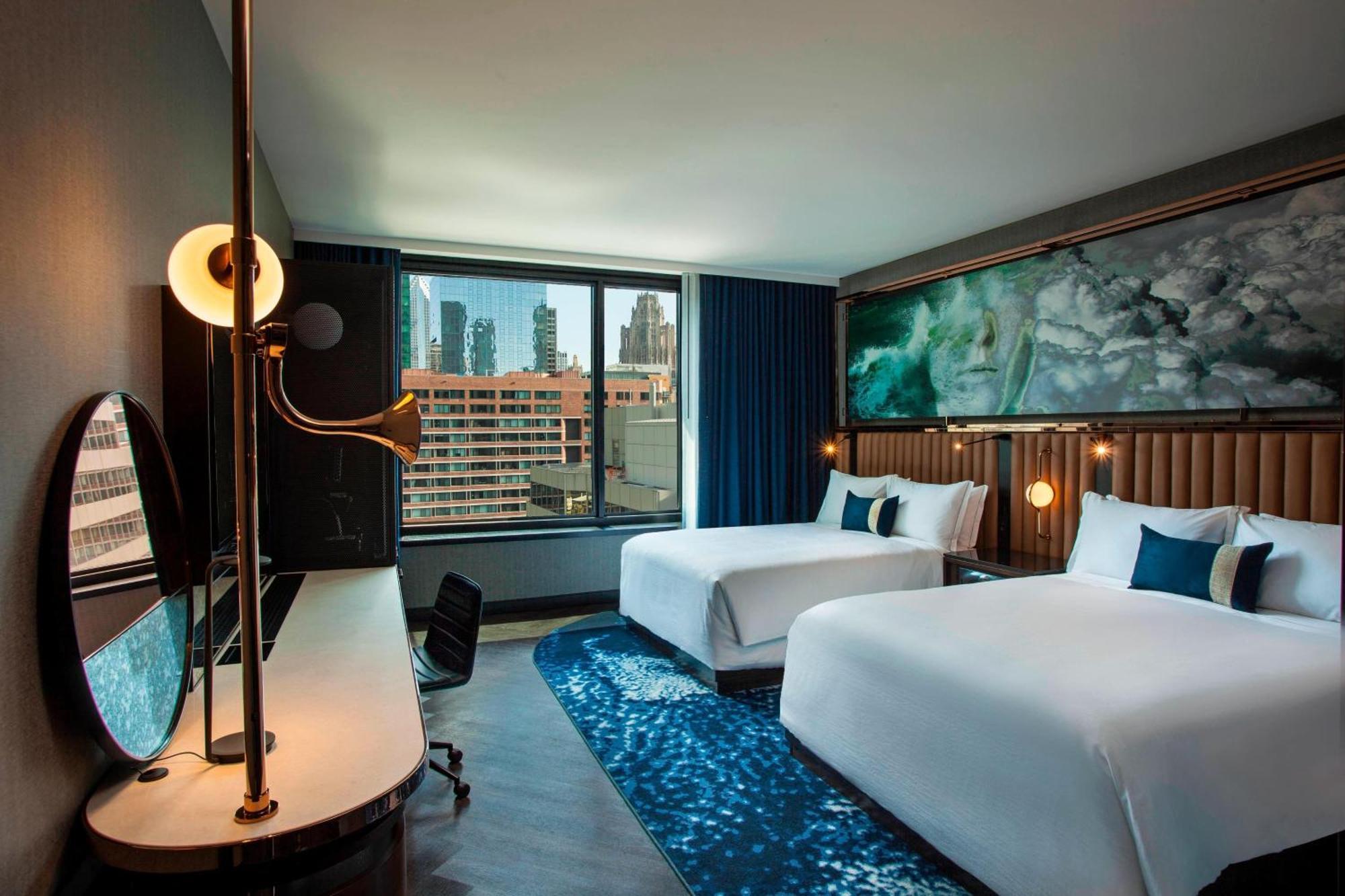 Queen Room Two Queen Beds City View